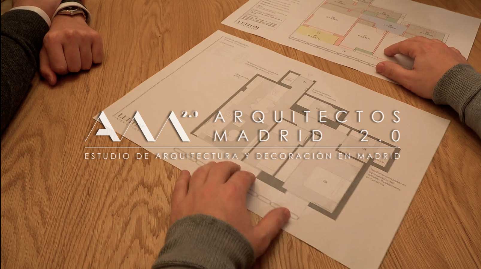 Plano de distribución desarrollado para la reforma integral del apartamento de 90 m² en el Barrio de Salamanca
