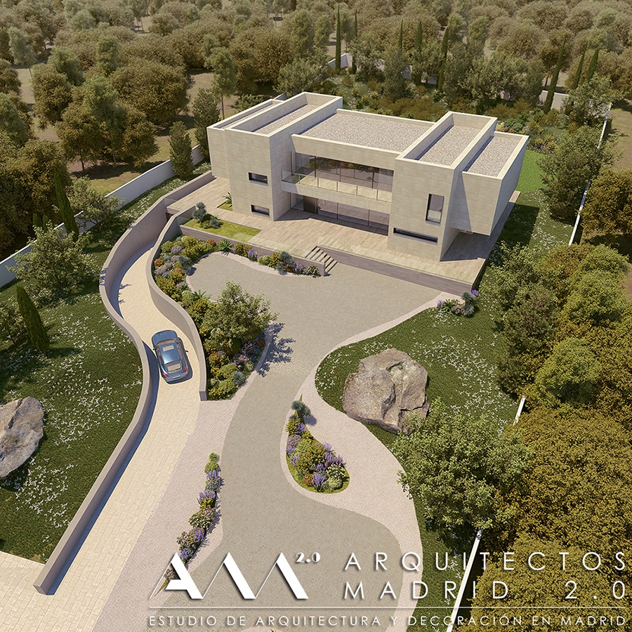 proyecto vivienda unifamiliar de lujo en madrid