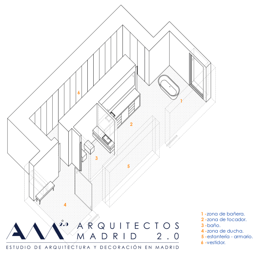 proyecto vivienda unifamiliar en madrid de lujo baño