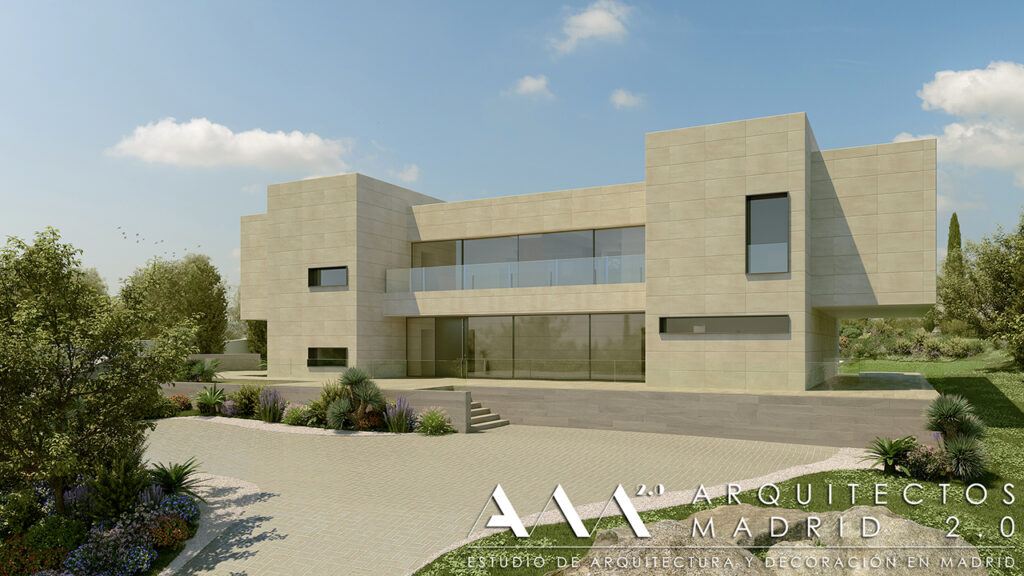 proyecto vivienda unifamiliar de lujo en madrid