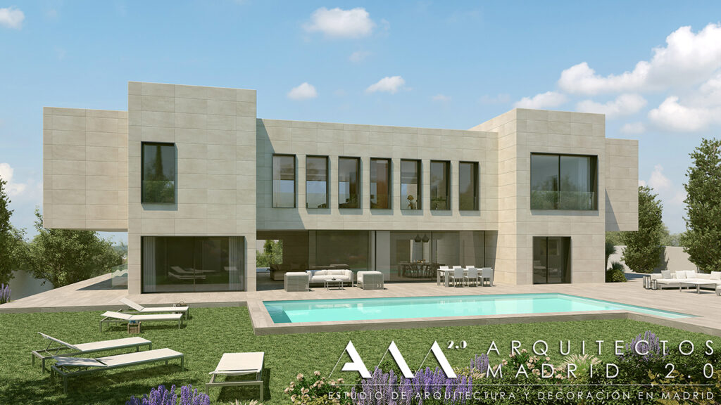 proyecto vivienda unifamiliar de lujo en madrid