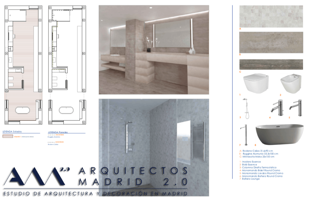 proyecto vivienda unifamiliar en madrid de lujo materiales
