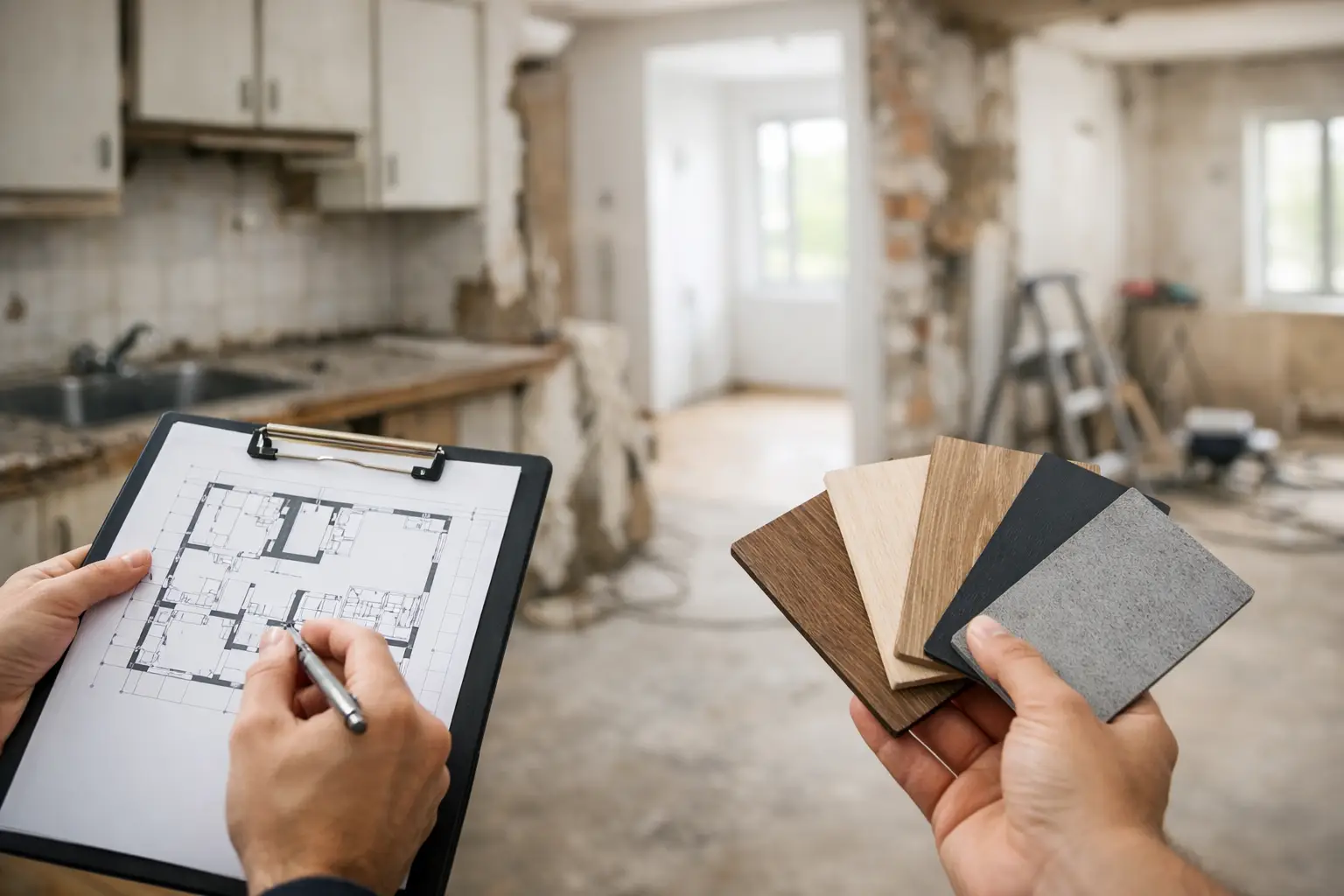 Análisis técnico y toma de datos antes de una reforma integral de vivienda en Madrid