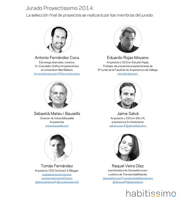 jurado proyectissimo 2014 concurso reformas viviendas espana