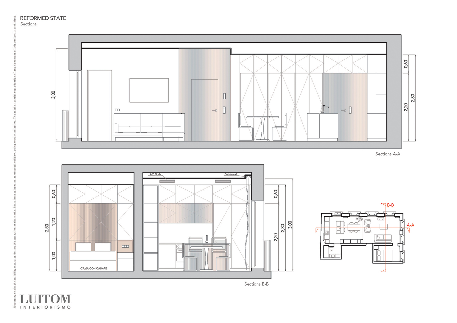 Proyecto de arquitectura para reforma integral de vivienda en Madrid