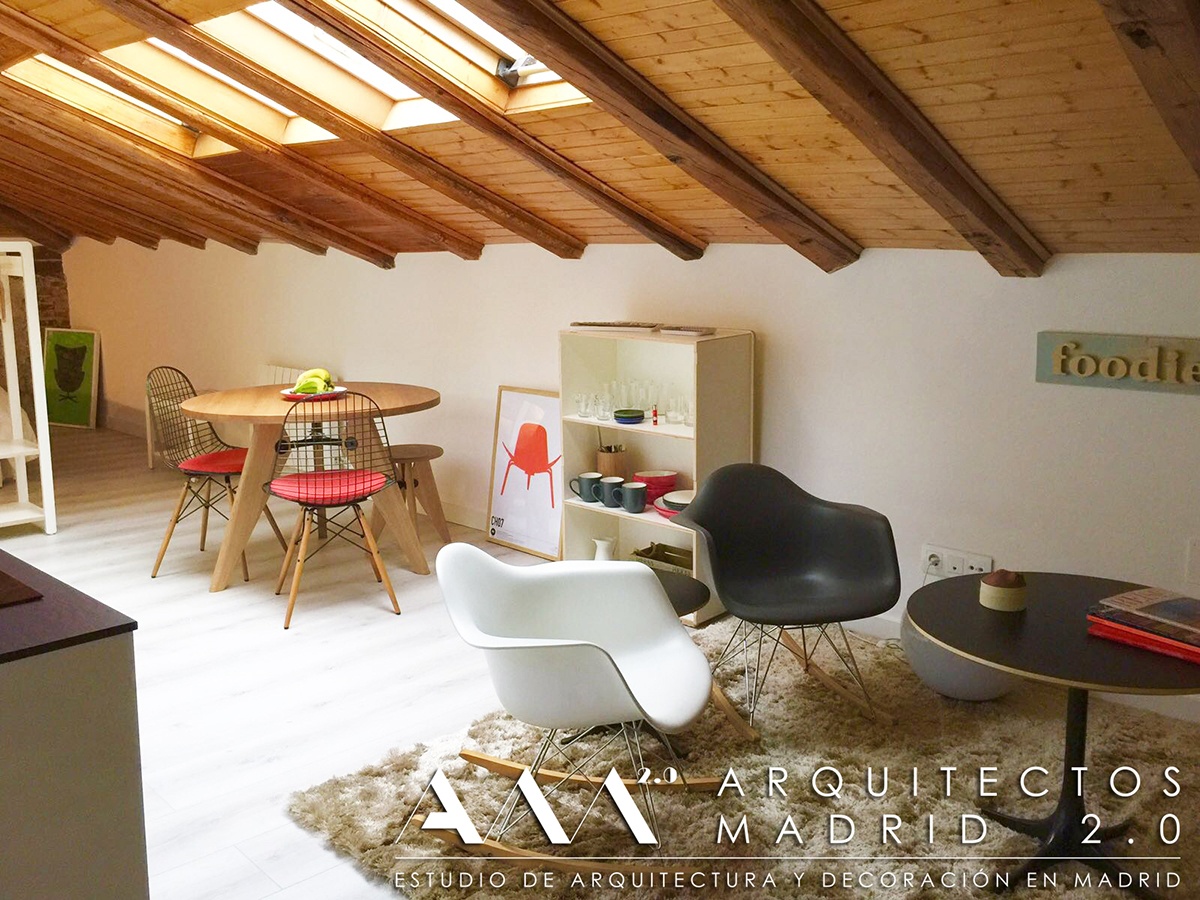 reforma buhardilla madrid alquiler vacacional decoracion hogar mobiliario