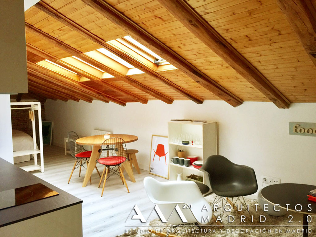 reforma buhardilla madrid alquiler vacacional decoracion hogar mobiliario