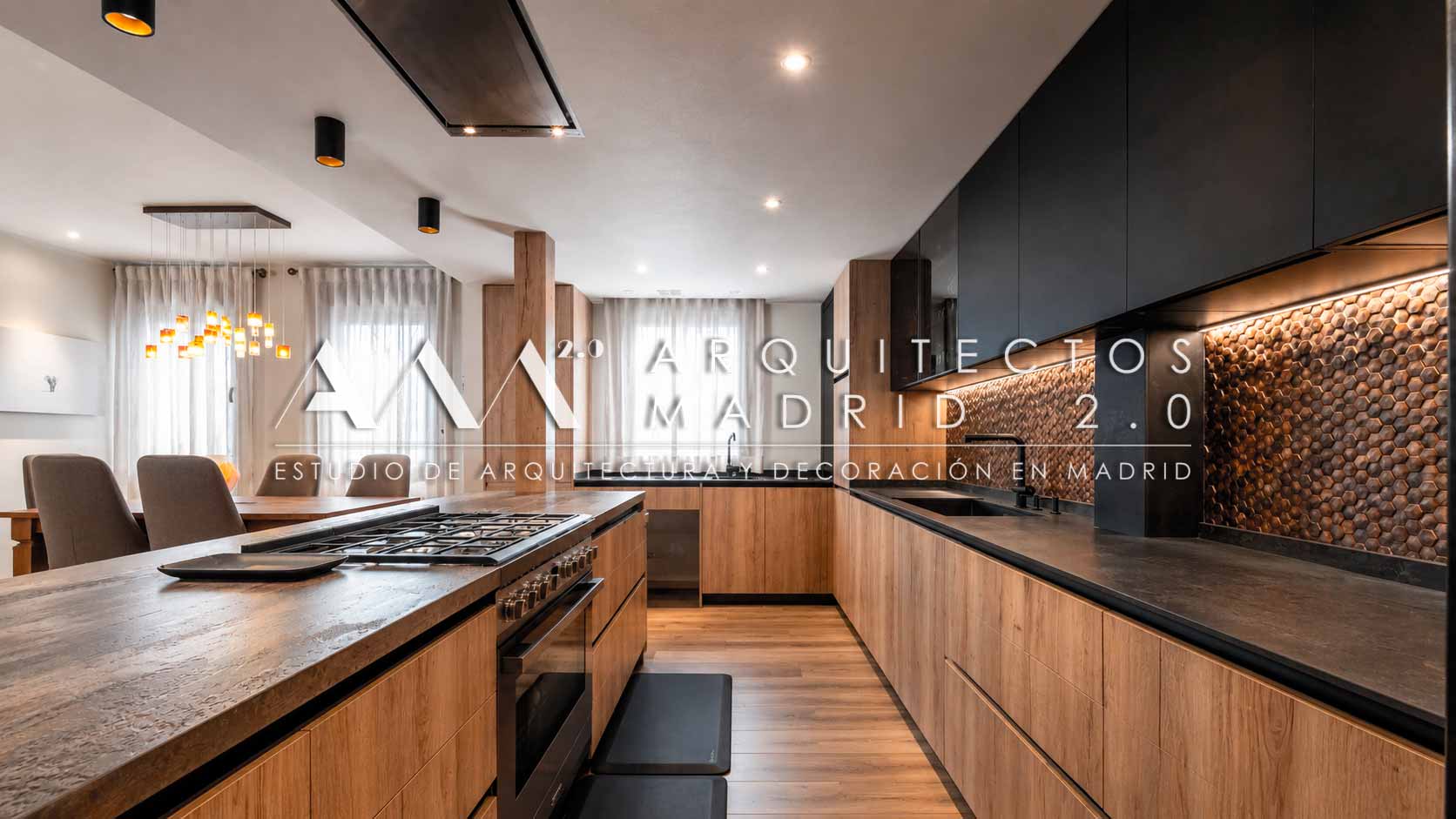 Presupuesto cerrado de reforma integral en Majadahonda basado en proyecto técnico, mediciones exhaustivas, cocina abierta, salón e interiorismo premium